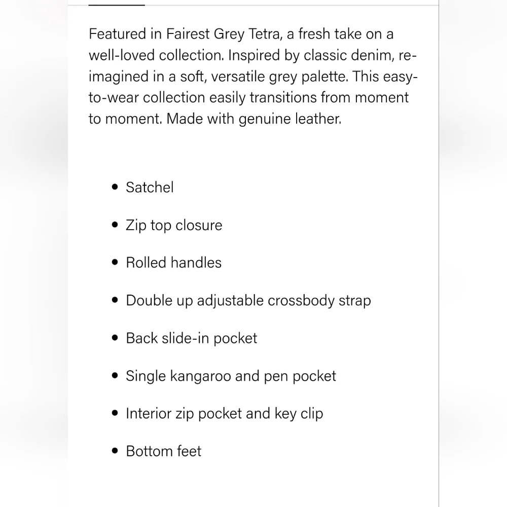 Brahmin Micaela Grey Tetra Satchel - Picture 11 of 16